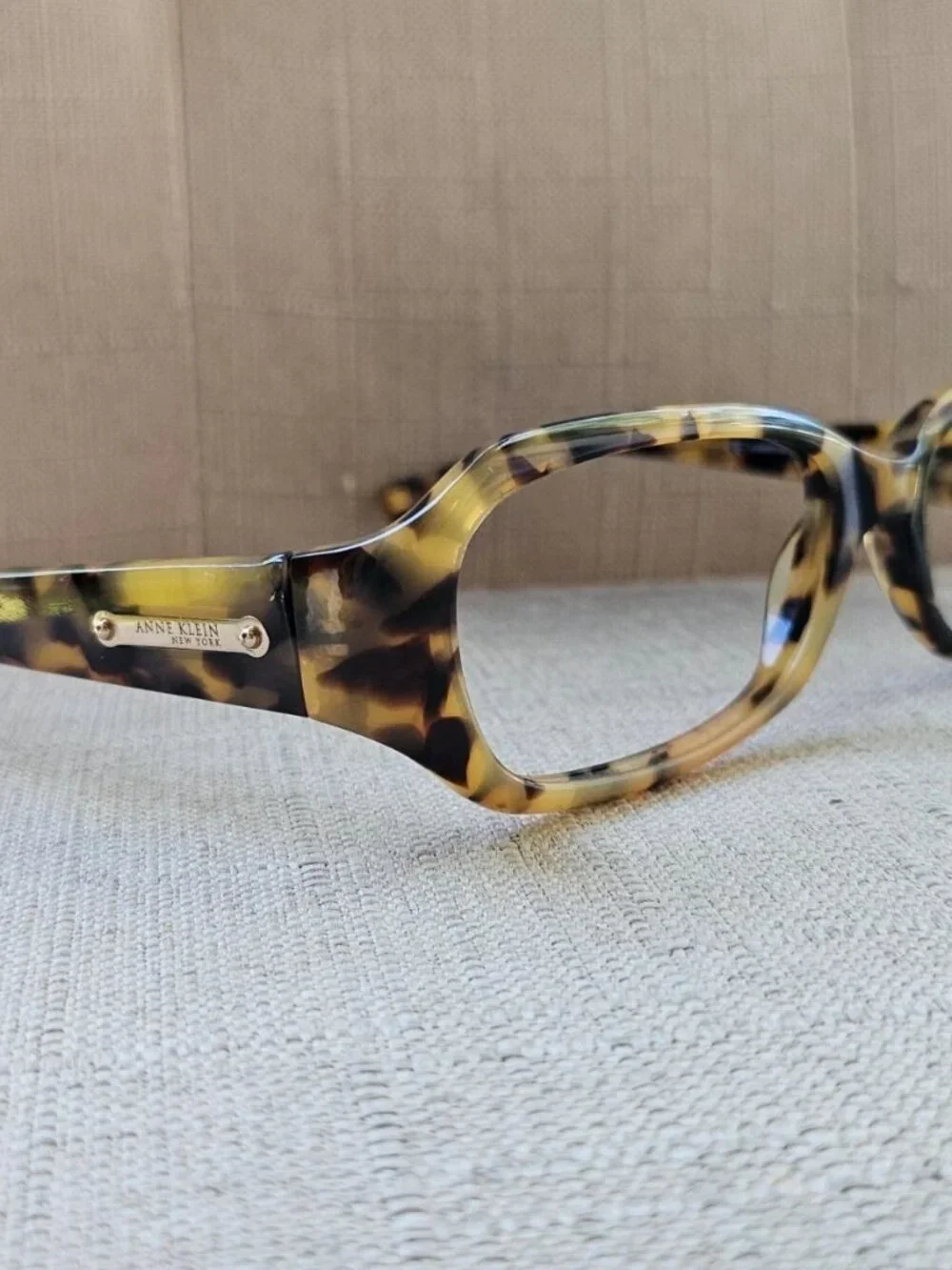 Anne Klein New York Eyeglasses Frame Brown Tortoise Eyewear Glasses AKNY3140